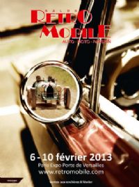 Roland Garros, vedette de la 38ème édition du salon Rétromobile. Du 6 au 10 février 2013 à Paris. Paris. 